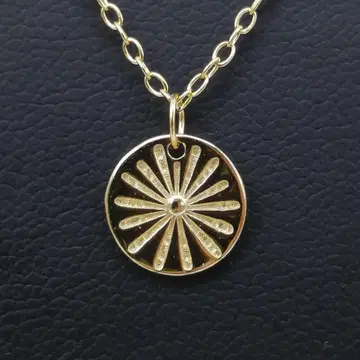 새상품 골드 실버 925 SUN 목걸이 펜던트 심플