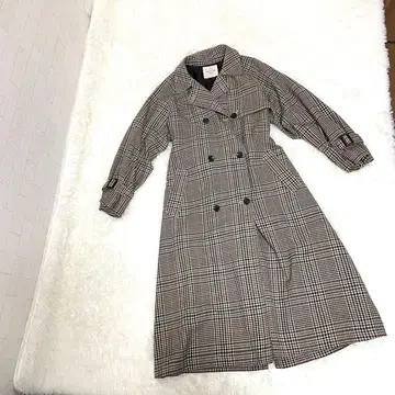 프릭스 스토어 FREAK'S STORE 트렌치코트 체크 무늬