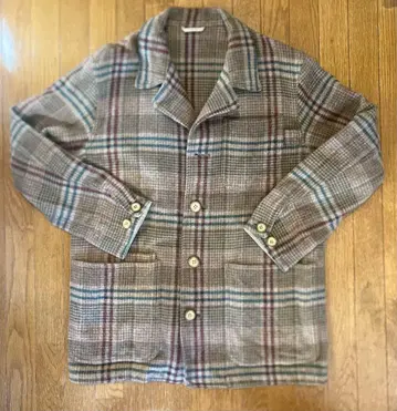 LL Bean 체크 자켓 코트 M 사이즈 비