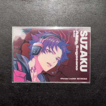 파라라이 BAE 렌 6주년 특전 클리어 카드 ParadoxLive