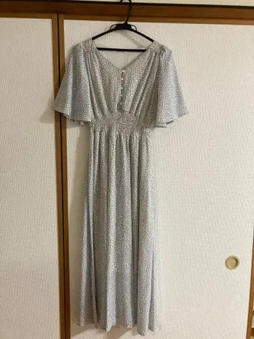 archives 플로럴 맥시 드레스