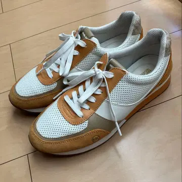 MICHAEL KORS 스니커즈 화이트/오렌지 24cm
