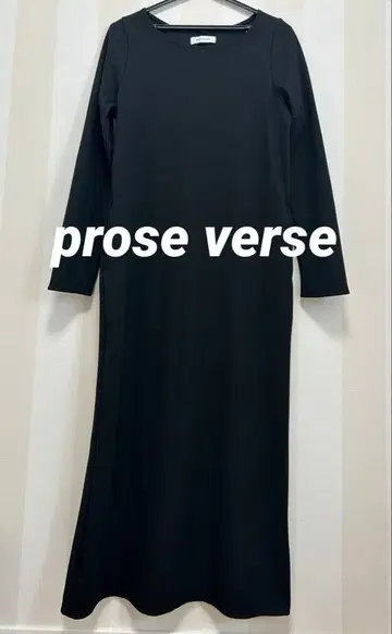prose verse 롱 원피스 리브 롱 원피스 PM 사이즈