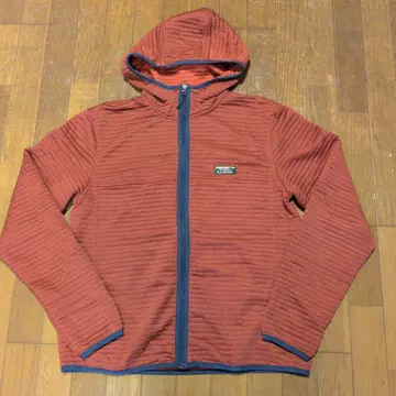 LLBEAN 퀼팅 후드티 사이즈 표기 M 폴리에스테르 소재 경량 산 택