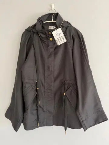 Myu 블랙 백 프릴 마운틴 후드티 택 포함 새상품