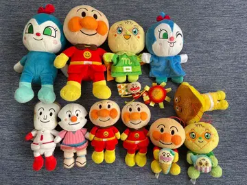 호빵맨 봉제 인형 세트