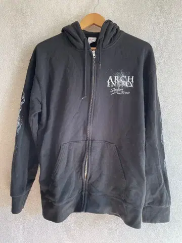 ARCH ENEMY 후드티 2XL 블랙