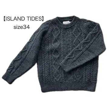 [ ISLAND TIDES ] 케이블 니트 아일랜드타이드