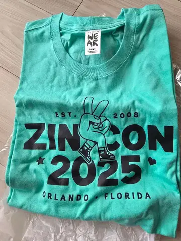 ZINCON 2025 티셔츠 L 사이즈 민트 그린