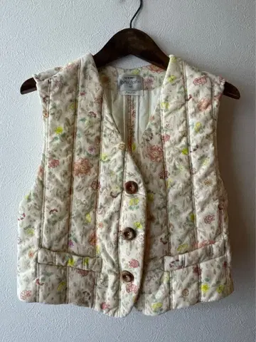 forte_forte 코듀로이 꽃무늬 베스트