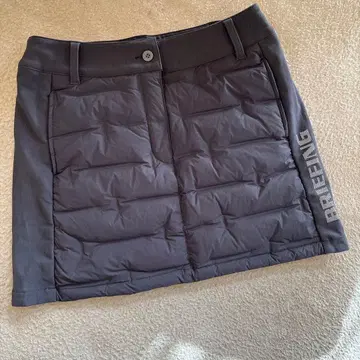 브리핑 하이브리드 다운 스커트 XS 그레이 화이트 로고 미사용