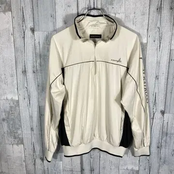 ALBATROSS 나일론 자켓 남성용 M 사이즈 화이트/블랙