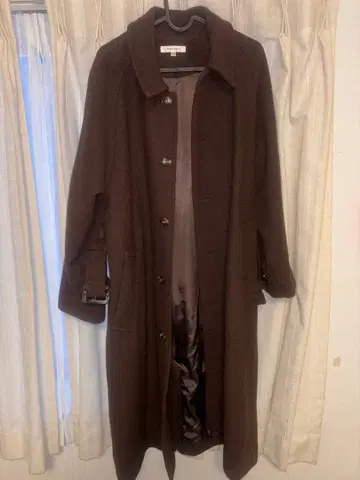 MOUSSY 브라운 롱 코트