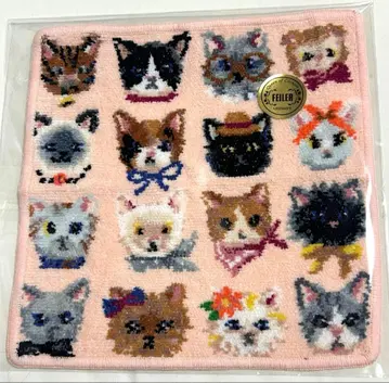 LOVERARY BY FEILER 새상품 라브러리캣츠 손수건