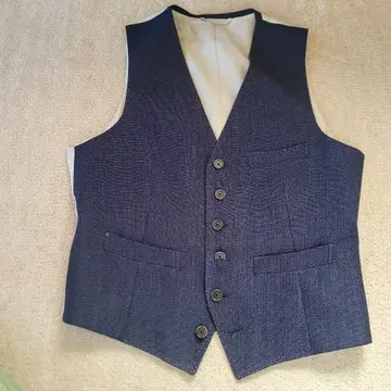 네이비 무지 베스트 5개 버튼