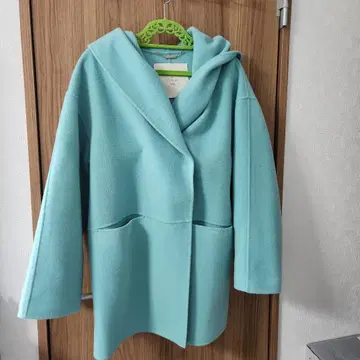 DoCLASSE 캐시미어 혼방 울 리버 코트/후디