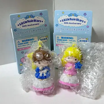 저금통 키키 라라 2종 시크릿 미니어처 참 리틀트윈스타