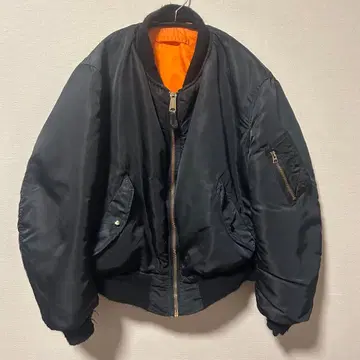 ALPHA MA-1 IDEAL 지퍼 90s USA 제조