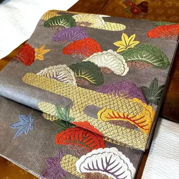 소나무 무늬 후쿠로 오비 당직