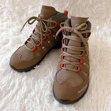 [컨디션 최상] mont-bell 몽벨 등산화 트레킹 슈즈 키즈 22