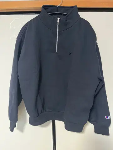 Champion 하프 지퍼 맨투맨 M 네이비