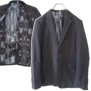 폴스미스 테일러드 자켓 블랙 안감 올 패턴 2B M 사이즈