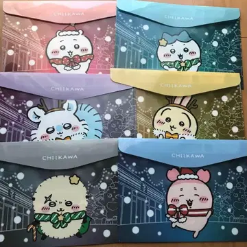 치이카와 플랫 케이스 6종 세트 세븐일레븐