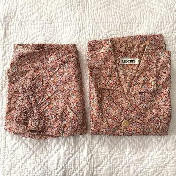 리버티 LIBERTY 올 패턴 남성용 파자마 꽃무늬 L 사이즈