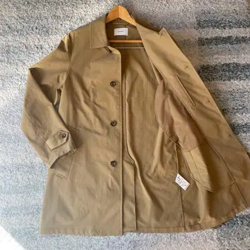 베이지 스텐카라 코트