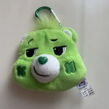 케어베어 그린 컬러 지퍼 파우치