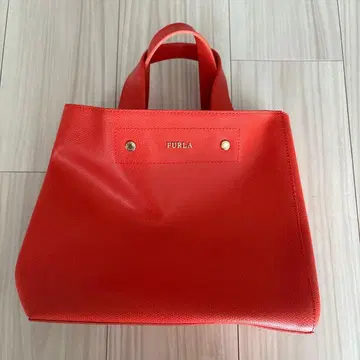 FURLA 오렌지 토트백 핸드백