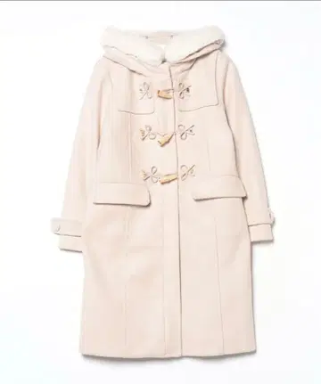 tocco 롱 더플 코트 아이보리 화이트