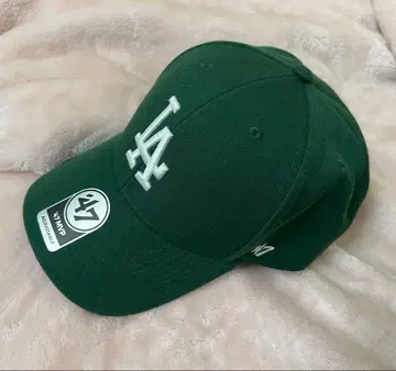 LA 캡 짙은 녹색