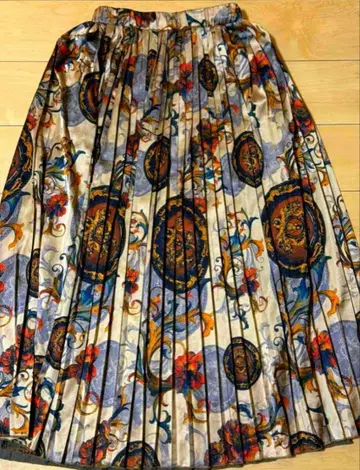 antiqua 롱 스커트 앤티크 패턴 F 사이즈 여성용