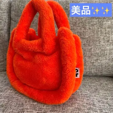 [ 새상품급 ] 레어 TOFT 토트백 오렌지 봉제 인형 백 인기