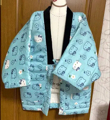 [택 포함 새상품] 키티 한텐 남녀 공용 면 100%