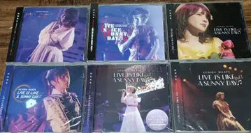 우치다 마아야 LIVE IS LIKE A SUNNY DAY! 6장 세트