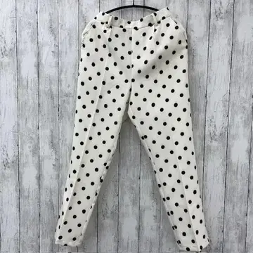 [ prose verse ] 도트 센터 프레스 테이퍼드 팬츠