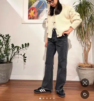 택 포함 새상품 어반 리서치 서니 라벨 데님 팬츠