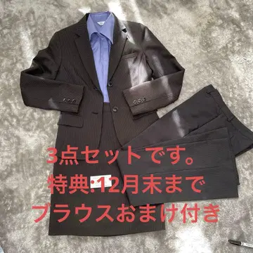 스트라이프 블랙 비즈니스 정장 7호