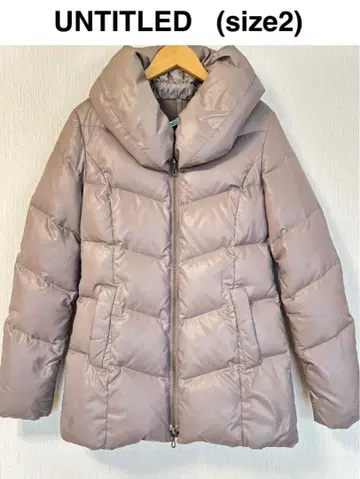 언타이틀 다운 자켓 하프 그레이 더블 지퍼 클리닝 완료