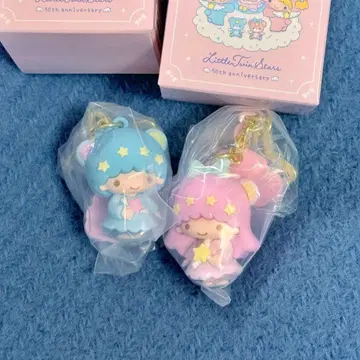 시크릿 키링 리틀트윈스타 별하늘의 엔젤 50주년 새상품