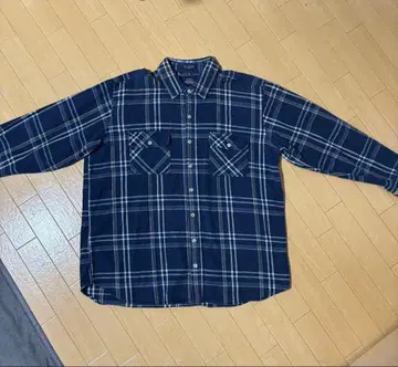y2k Dickies 디키즈 네이비 플란넬 셔츠