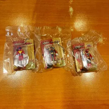 레트로 소프트 비닐풍 블리스터 참 컬렉션 전대 시리즈 3종 세트