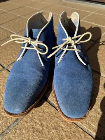 REGAL 파랑 스웨이드 부츠 24.5cm