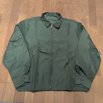 70년대 모스그린 나일론계 점퍼 사이즈 표기 L