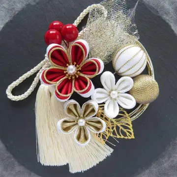 머리 장식 츠마미자이쿠 졸업식 결혼식 성인식