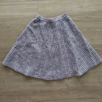 Noela 트위드 무릎 기장 스커트