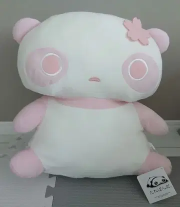 타레판다 벚꽃색 앉은 봉제 인형 XL 프리미엄