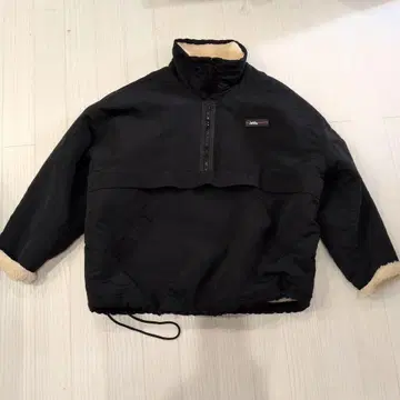 JaVa 블랙 점퍼 플리스 안감